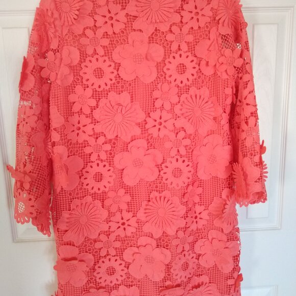 NWT! J.Marie Dress ONLY $59! Retail $168! Seraphina Floral 3D Lace Sz XS - Picture 3 of 8